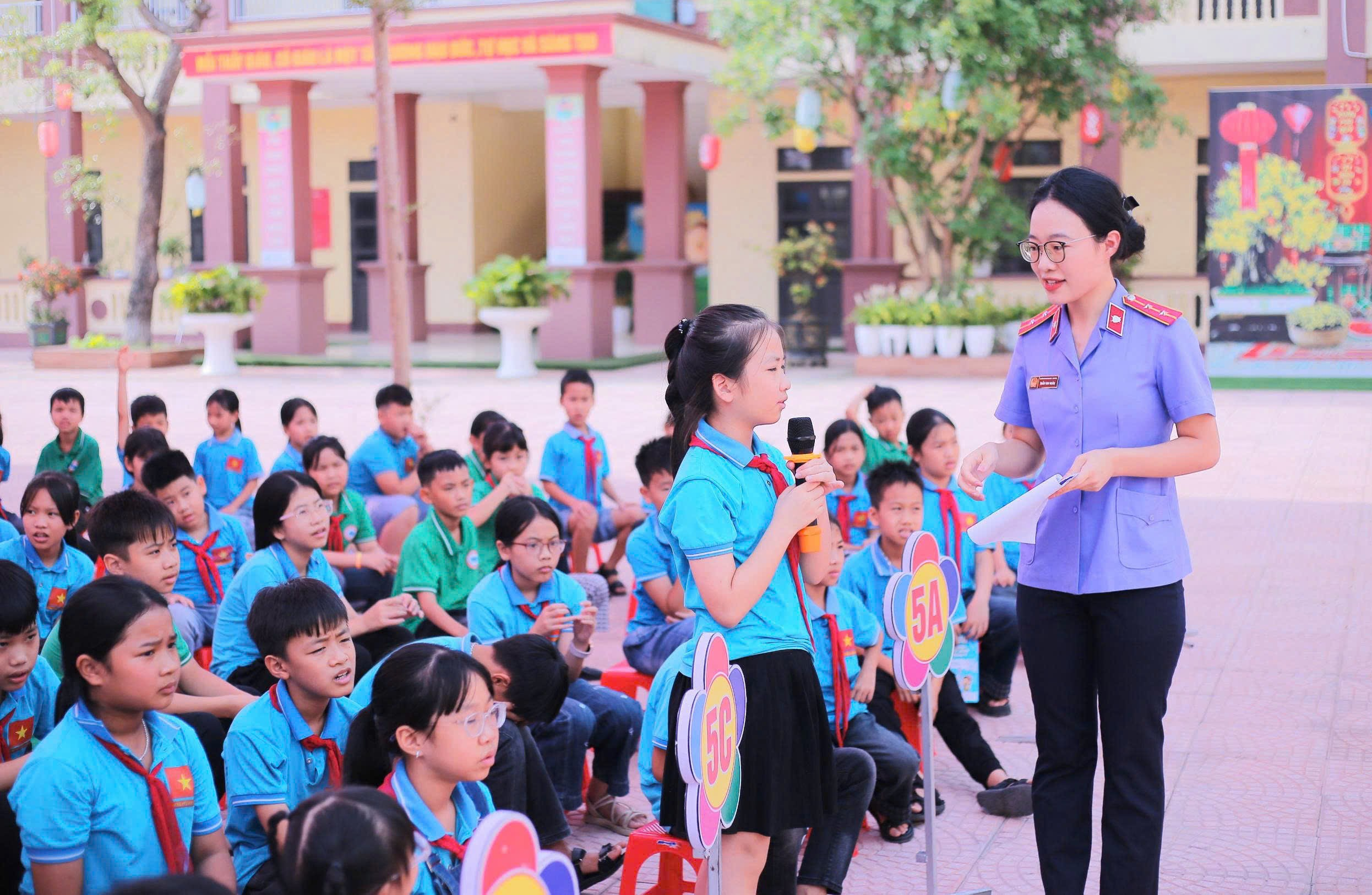 Tuyên truyền Nghị quyết 205 và phòng chống bạo lực học đường tại Trường Tiểu học Sông Lô