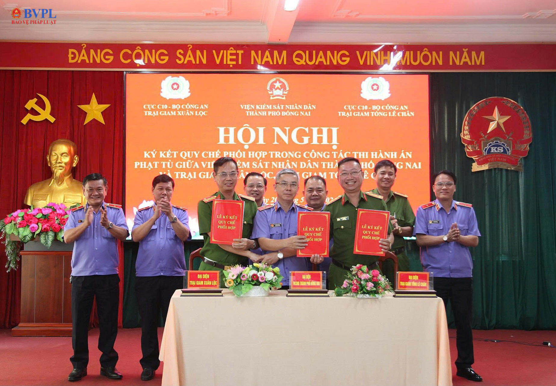 VKSND TP Đồng Nai tổ chức Hội nghị ký kết Quy chế phối hợp trong công tác thi hành án phạt tù