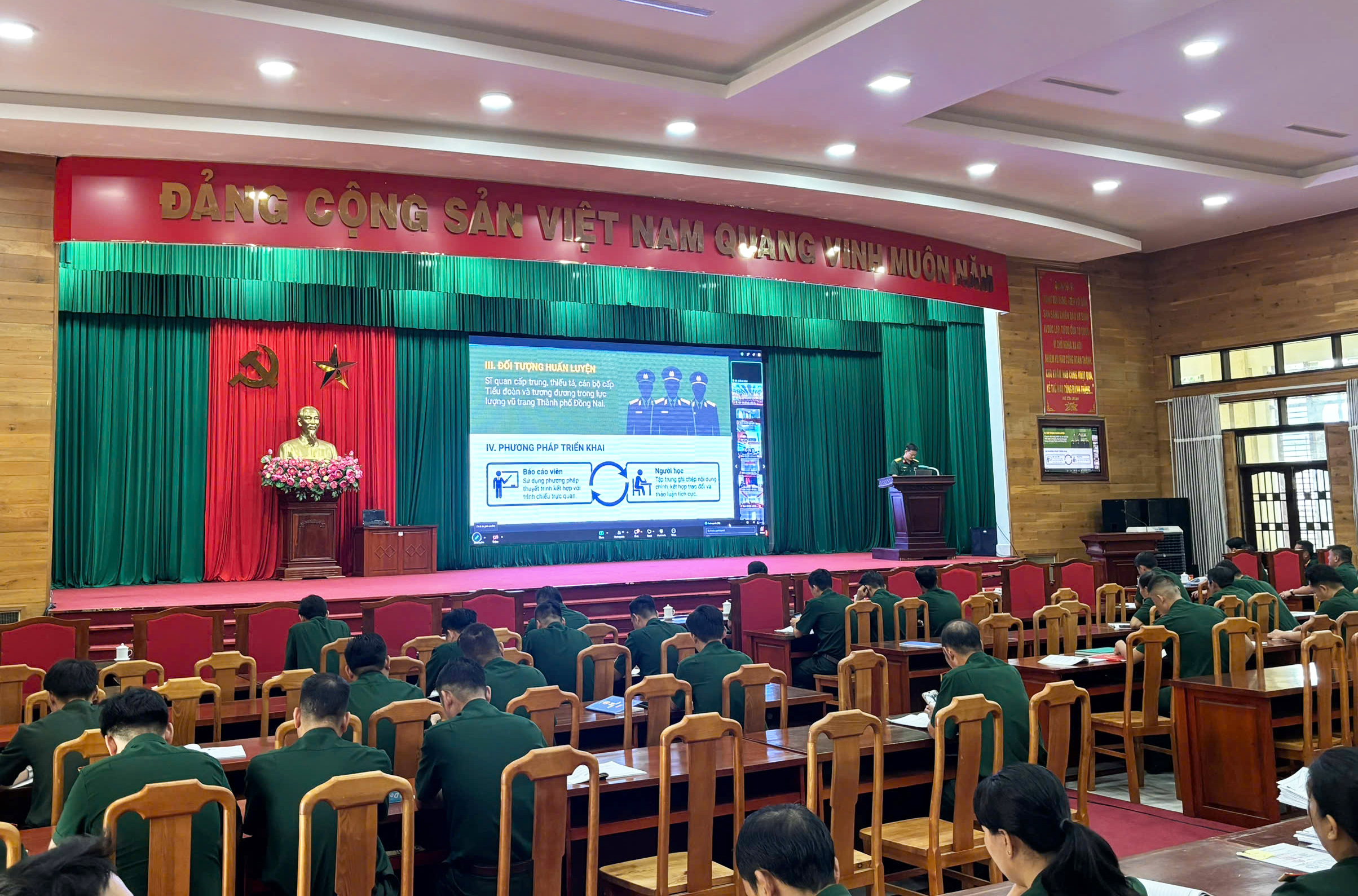 Viện kiểm sát Quân sự Khu vực 72 tuyên truyền, phổ biến pháp luật tại Bộ chỉ huy Quân sự TP Đồng Nai
