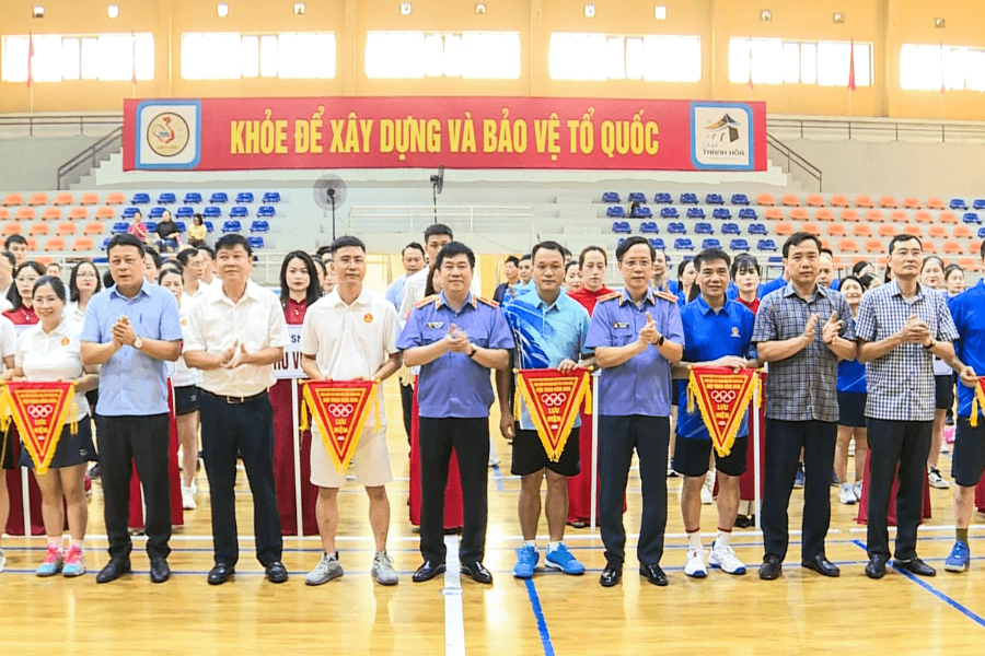 VKSND tỉnh Thanh Hóa tổ chức Hội thao chào mừng kỷ niệm 66 năm thành lập Ngành