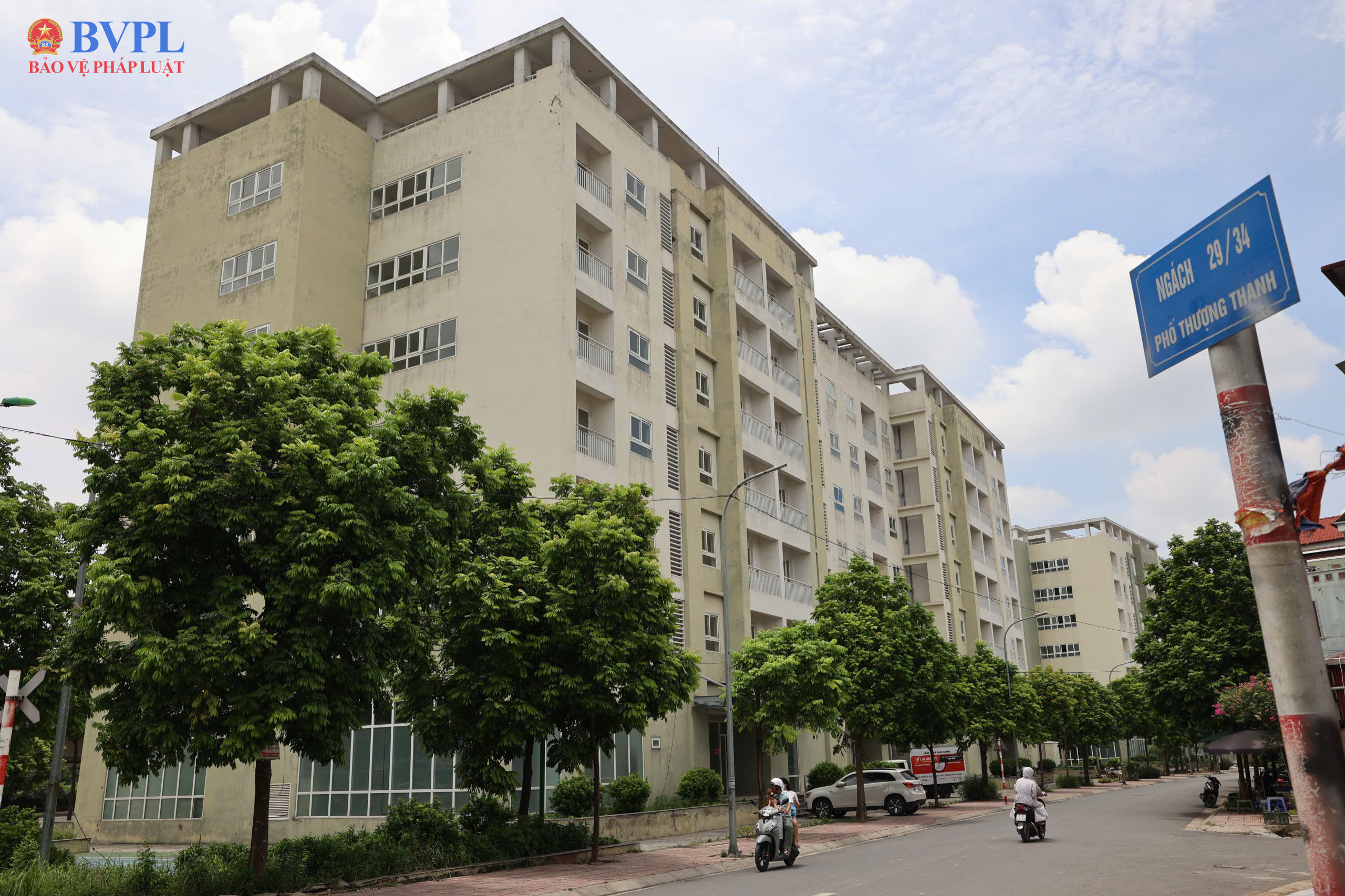 Khu tái định cư Thượng Thanh trước thời điểm đón các hộ dân phục vụ dự án cầu trọng điểm