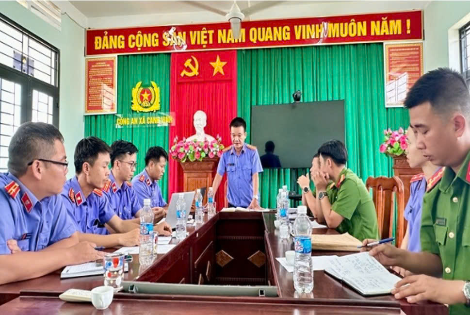 Kiểm sát việc giải quyết tố giác, tin báo tội phạm ở Công an xã Canh Vinh