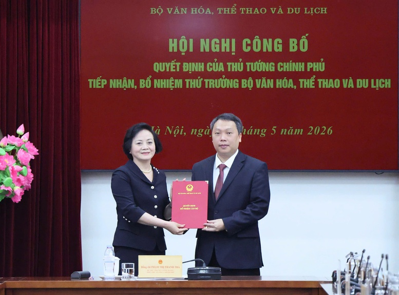 Trao quyết định bổ nhiệm ông Nguyễn Huy Dũng làm Thứ trưởng Bộ Văn hóa, Thể thao và Du lịch