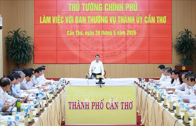 Thủ tướng Chính phủ Lê Minh Hưng Cần Thơ cần chú trọng nghiên cứu các cơ chế đặc thù để thúc đẩy phát triển toàn diện