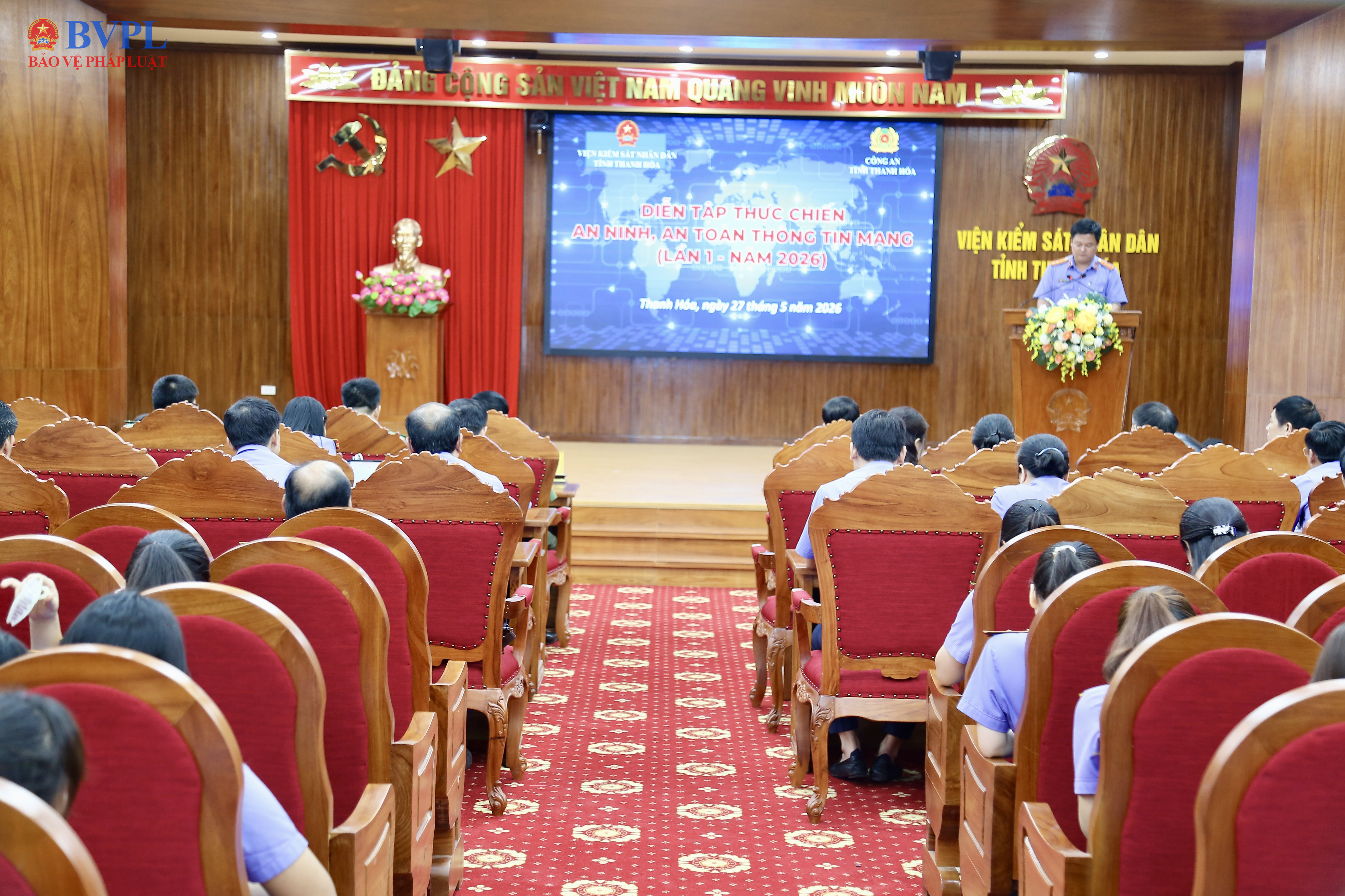VKSND tỉnh Thanh Hoá diễn tập thực chiến an ninh, an toàn thông tin mạng