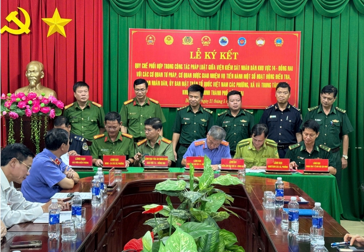VKSND Khu vực 14 TP Đồng Nai tổ chức Lễ ký kết các Quy chế phối hợp liên ngành