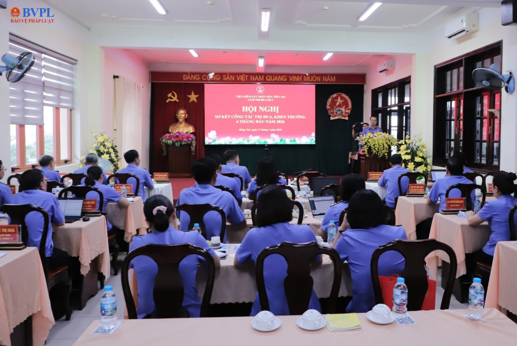Cụm thi đua số 5 VKSND tối cao tổ chức Hội nghị sơ kết công tác thi đua, khen thưởng 6 tháng đầu năm 2026