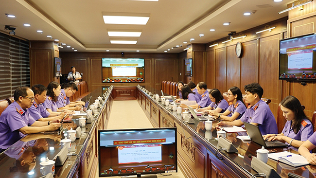 VKSND tối cao dự Hội nghị cập nhật kiến thức, bồi dưỡng nghiệp vụ cho cán bộ, công chức ngành Kiểm tra Đảng