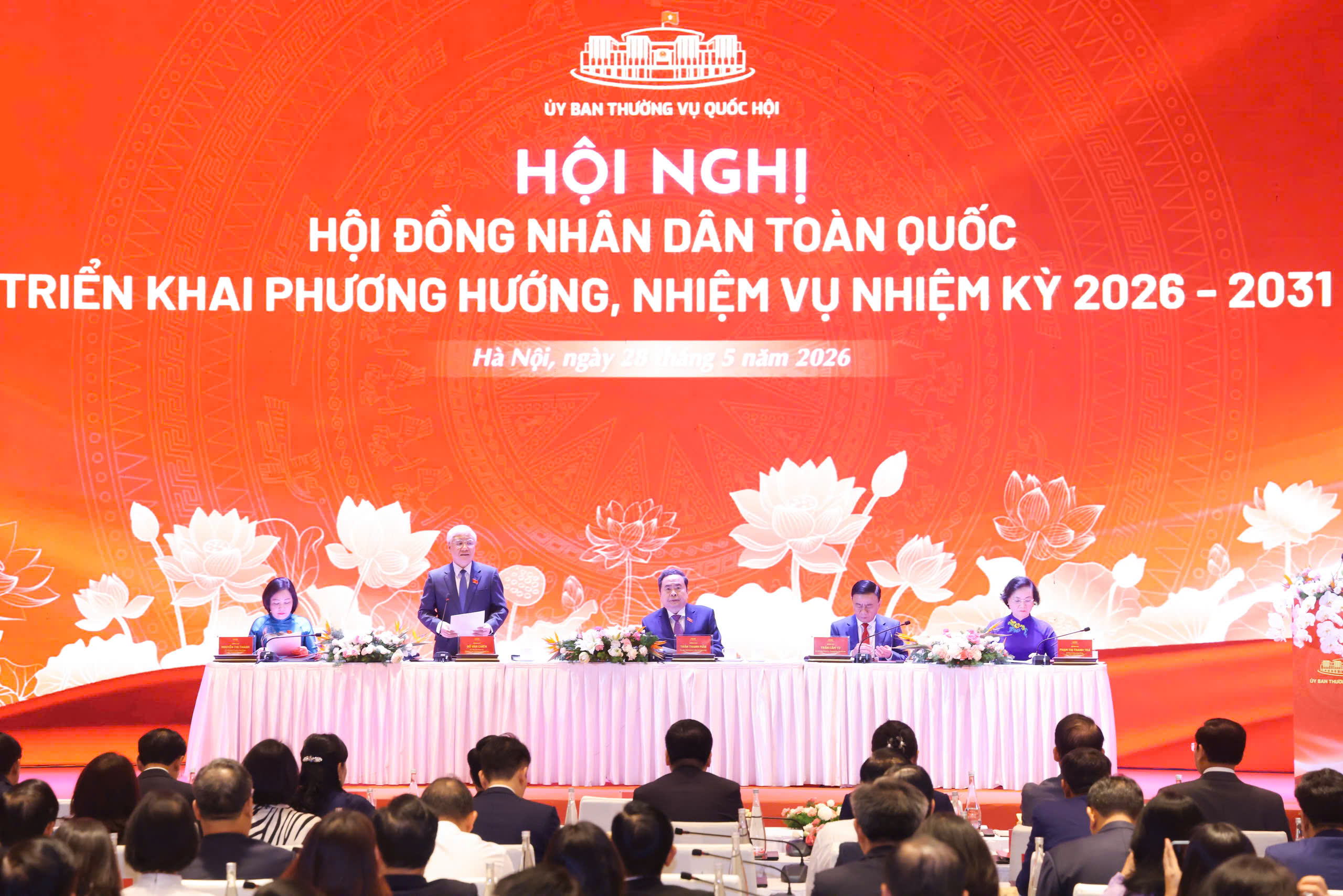 Khai mạc Hội nghị Hội đồng nhân dân toàn quốc triển khai phương hướng, nhiệm vụ nhiệm kỳ 2026-2031