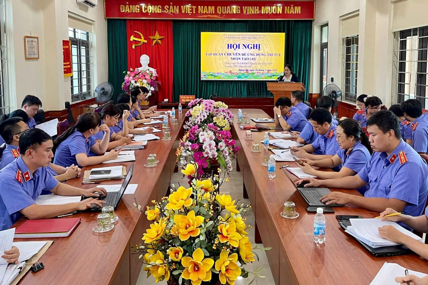VKSND khu vực 8, tỉnh Hưng Yên tổ chức tập huấn Chuyên đề “Ứng dụng trí tuệ nhân tạo ”