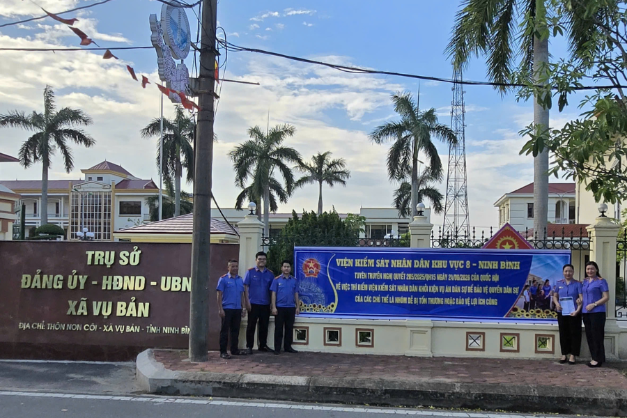 VKSND khu vực 8, tỉnh Ninh Bình tuyên truyền Nghị quyết 205 bằng nhiều hình thức đa dạng