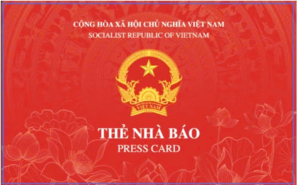 Bộ Văn hóa, Thể thao và Du lịch ban hành mẫu thẻ nhà báo 2026