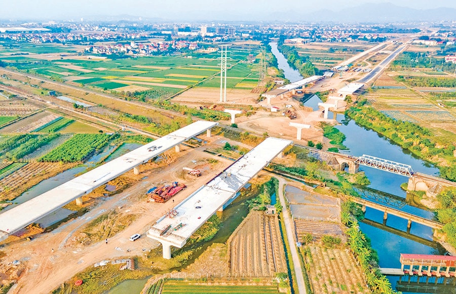 Có thể thông xe kỹ thuật Dự án thành phần 3, đường Vành đai 4 Hà Nội sớm khoảng 6 tháng
