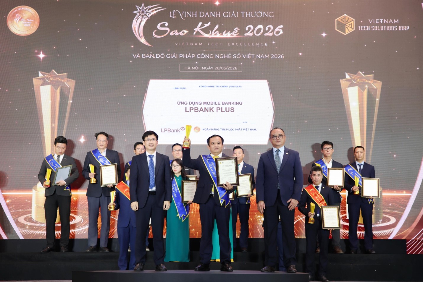 Đột phá với trợ lý AI chuyển tiền, LPBank Plus được vinh danh tại Giải thưởng Sao Khuê 2026