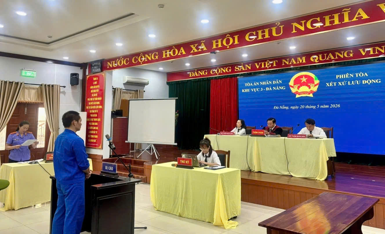 VKSND khu vực 3, TP Đà Nẵng phối hợp xét xử lưu động vụ án ma túy