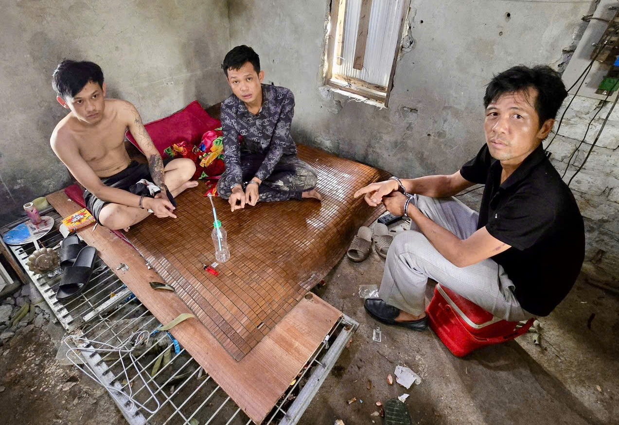 Khởi tố 3 đối tượng tổ chức sử dụng ma túy tại đầm nuôi trồng thủy sản