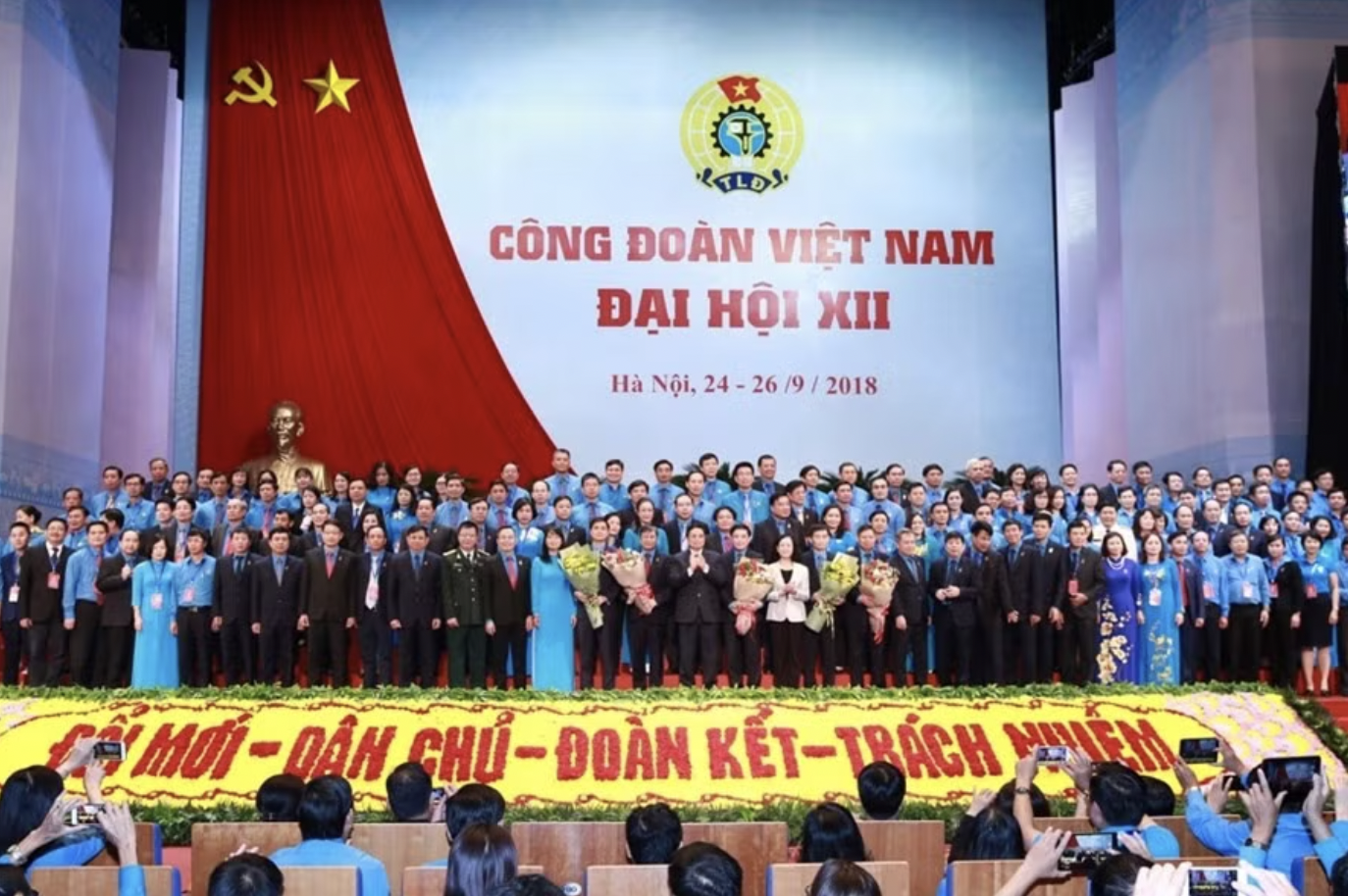 Công đoàn Việt Nam - Dấu ấn lịch sử qua các kỳ Đại hội
