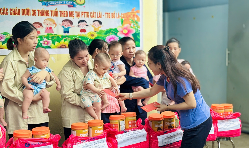 Ấm lòng ngày Quốc tế Thiếu nhi tại Phân trại tạm giam Cát Lái - Trại tạm giam Bố Lá