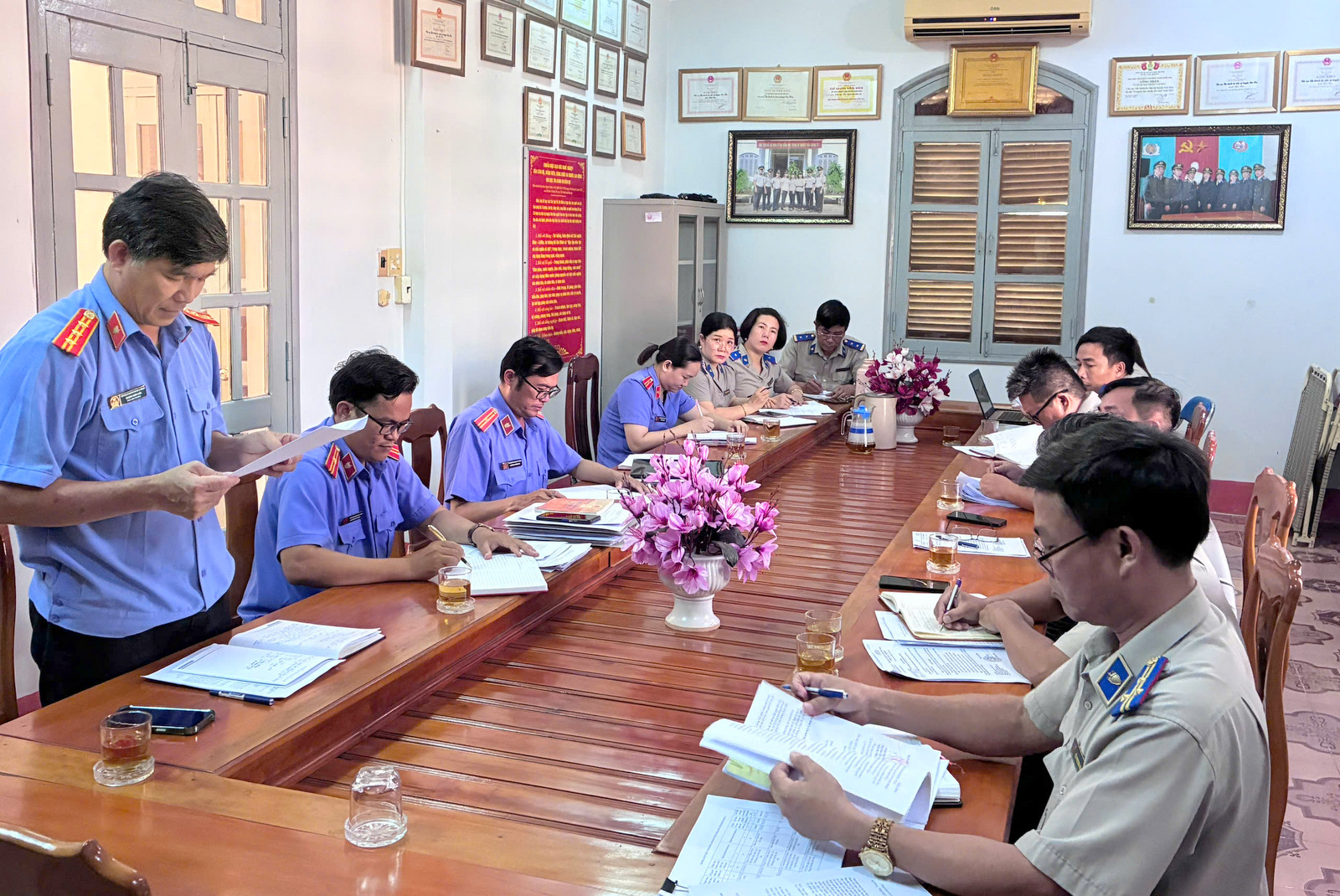 VKSND khu vực 15, Đắk Lắk trực tiếp kiểm sát công tác thi hành án dân sự