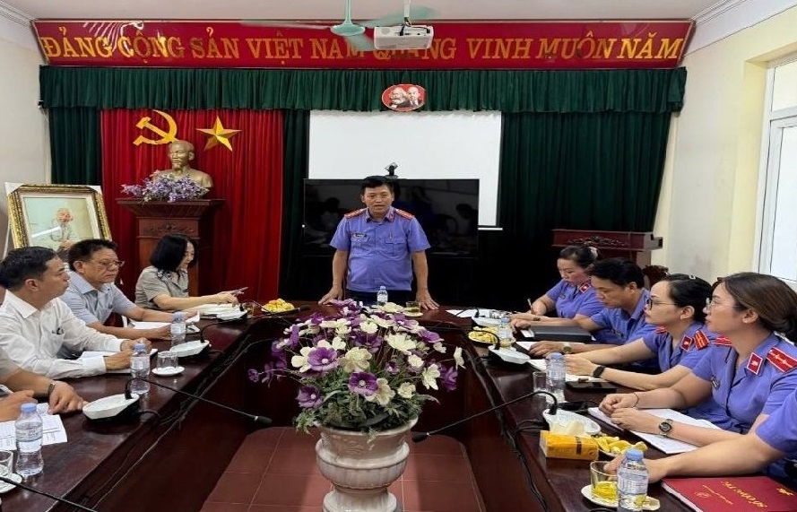 VKSND khu vực 4, TP Hải Phòng công bố kết luận trực tiếp kiểm sát công tác thi hành án dân sự