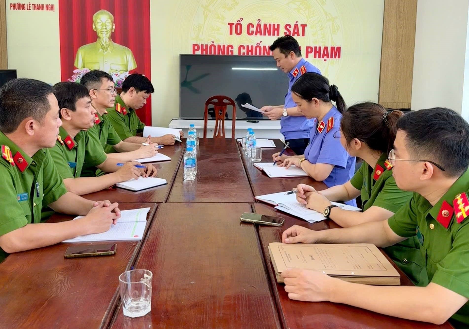 VKSND khu vực 8, TP Hải Phòng trực tiếp kiểm sát việc giải quyết nguồn tin về tội phạm