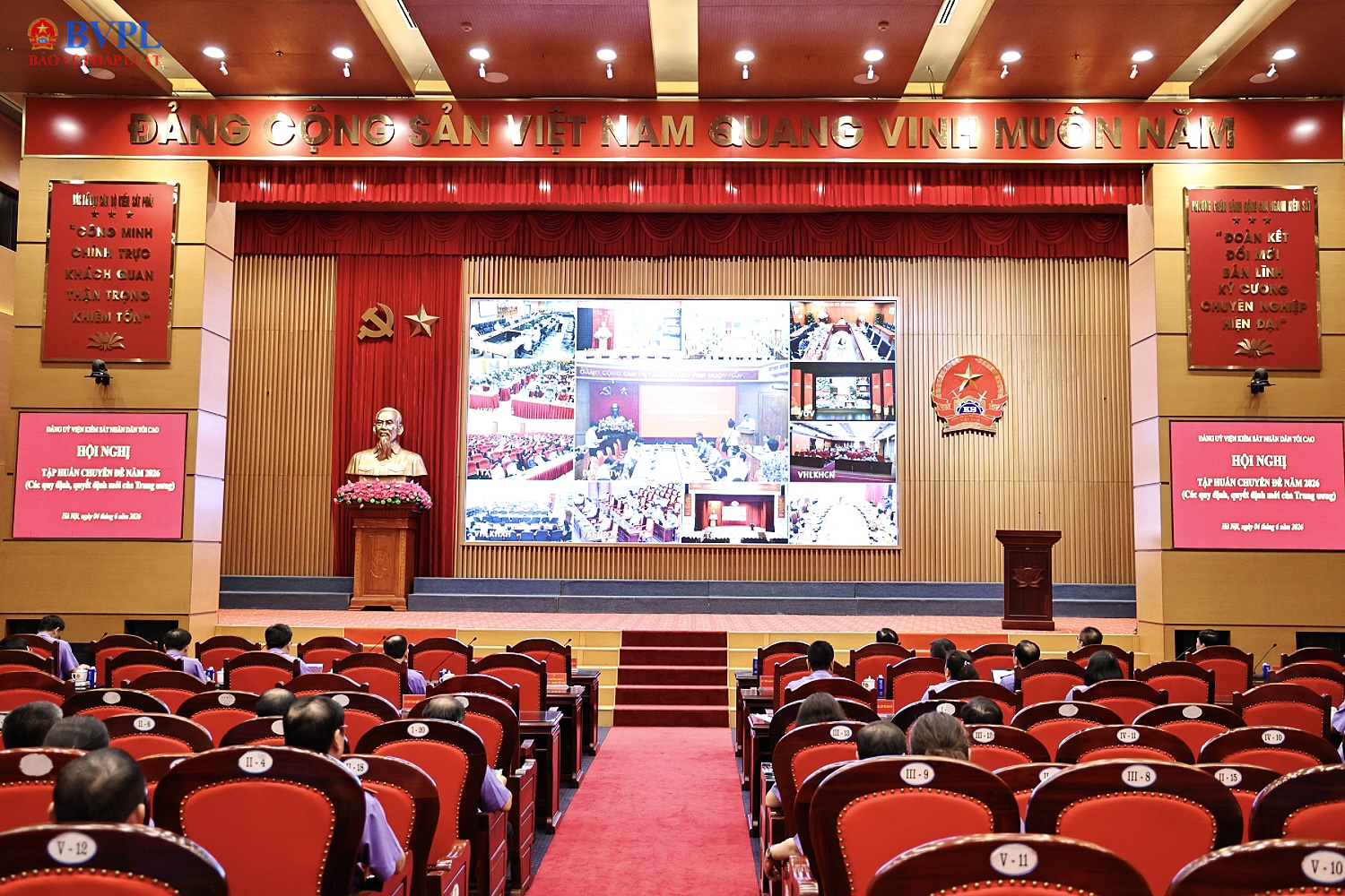 Đảng uỷ VKSND tối cao dự Hội nghị tập huấn chuyên đề năm 2026 về các quy định, quyết định mới của Trung ương