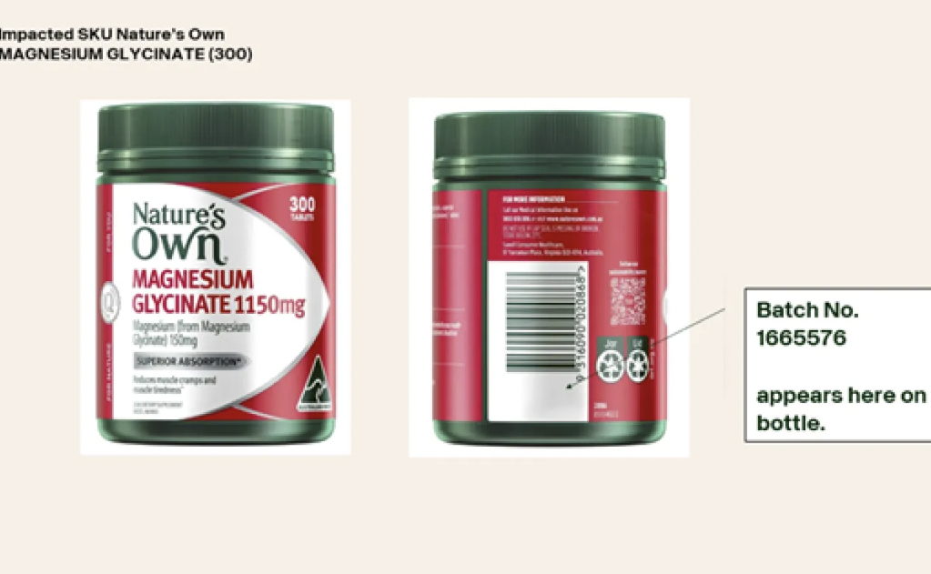 Bộ Y tế cảnh báo thu hồi khẩn cấp hai sản phẩm thực phẩm chức năng của Nature’s Own