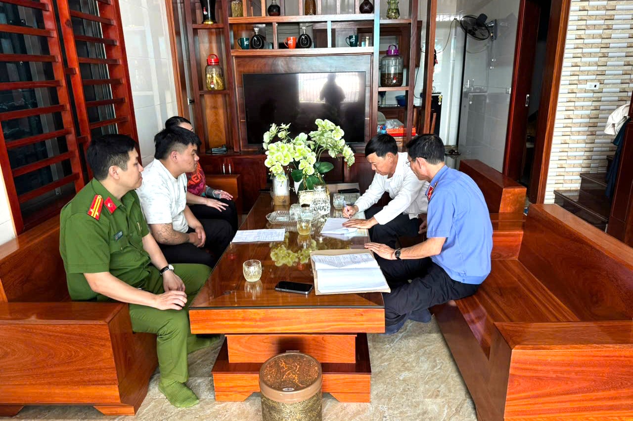 Trực tiếp làm việc với bị án treo vi phạm nghĩa vụ tại phường Bắc Hồng Lĩnh