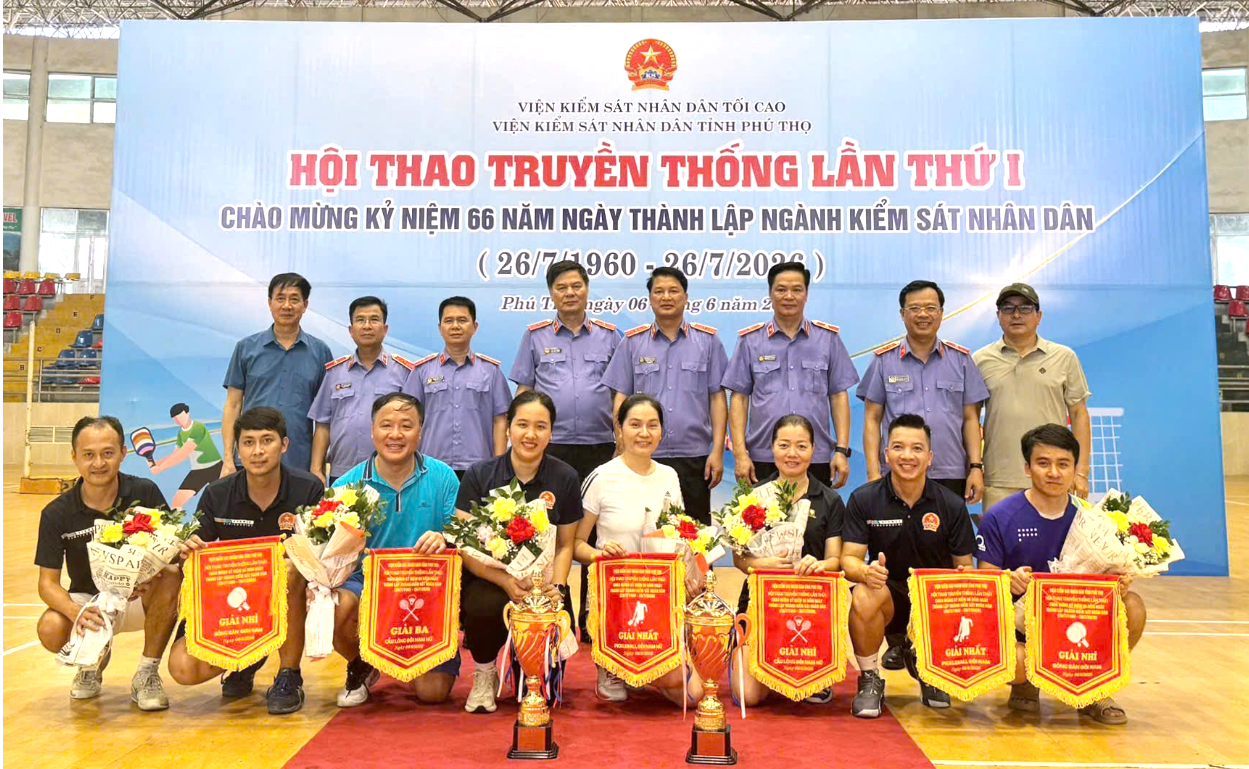 VKSND tỉnh Phú Thọ tổ chức Hội thao ngành KSND tỉnh lần thứ Nhất
