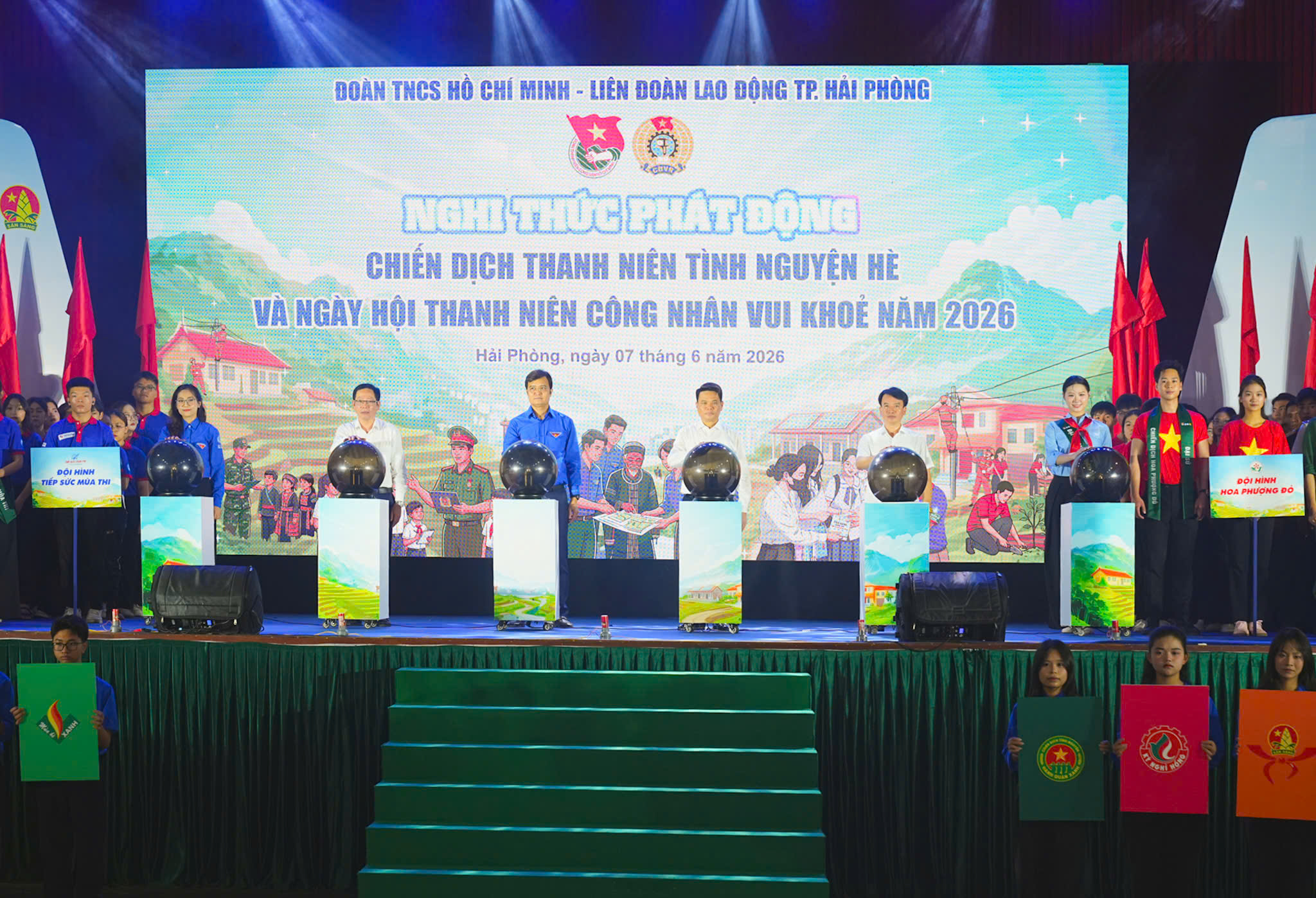 Hải Phòng ra quân Chiến dịch Thanh niên tình nguyện Hè 2026