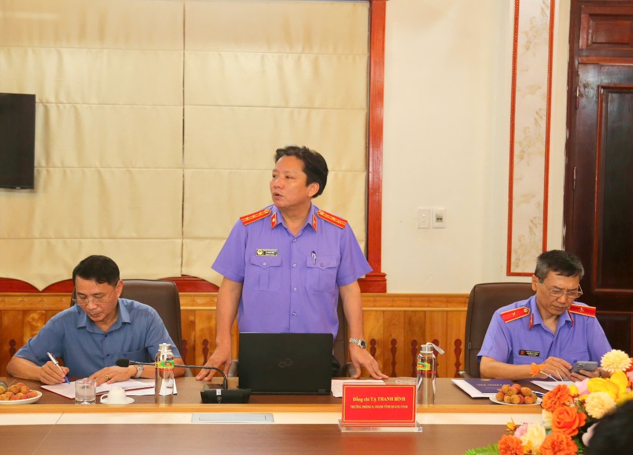 Kiểm sát toàn diện công tác thi hành án phạt tù tại Trại giam Quảng Ninh