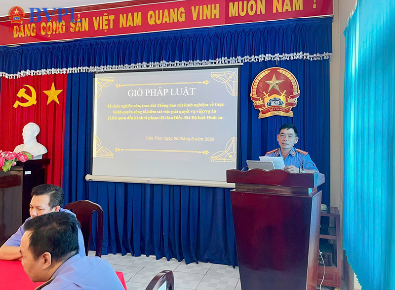 Tăng cường rút kinh nghiệm trong kiểm sát các vụ án liên quan đến Điều 304 Bộ luật Hình sự