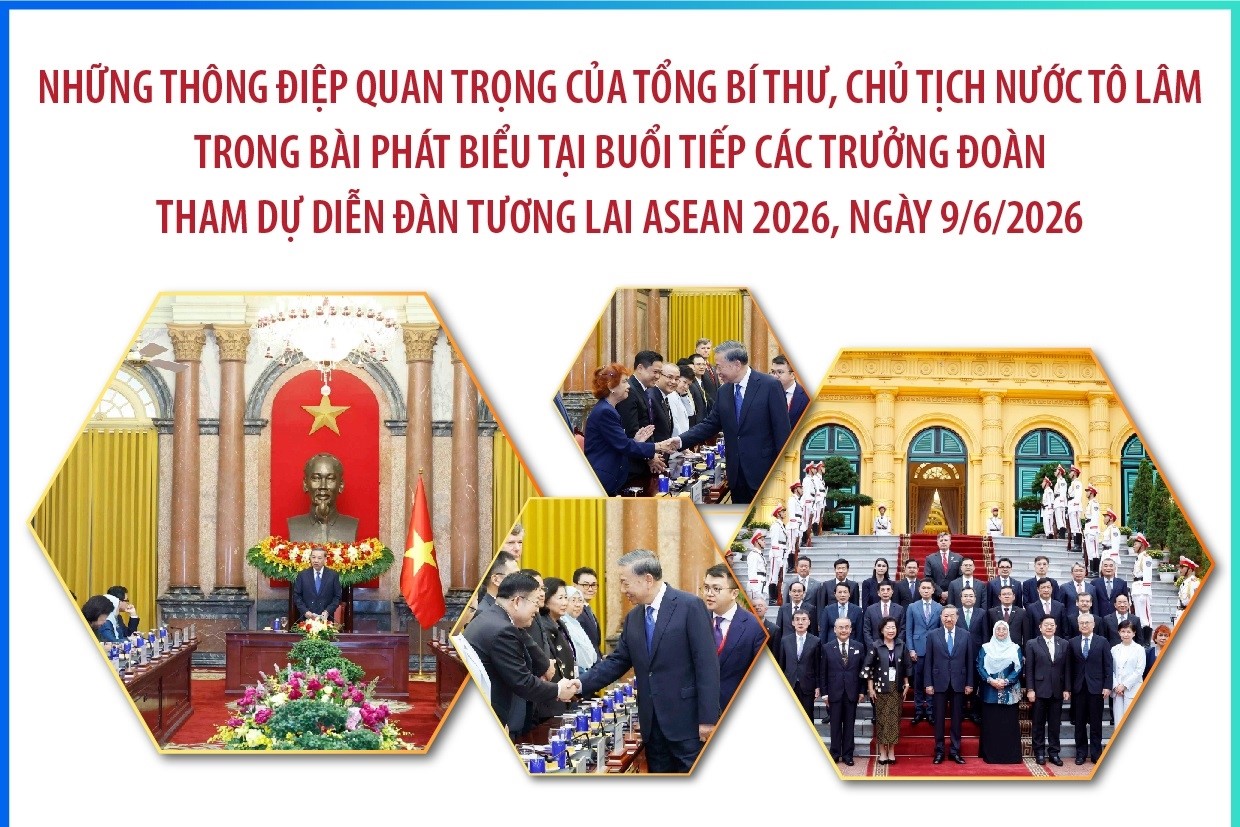 Những thông điệp quan trọng của Tổng Bí thư, Chủ tịch nước Tô Lâm tại buổi tiếp các Trưởng đoàn tham dự AFF 2026