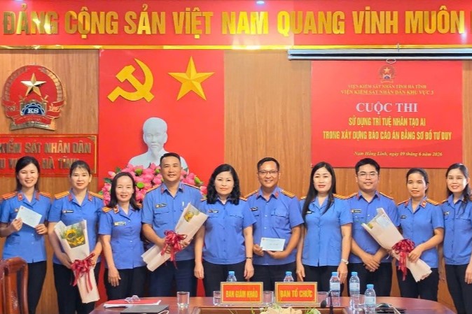 Trao giải cuộc thi ứng dụng Al trong xây dựng báo cáo án bằng sơ đồ tư duy
