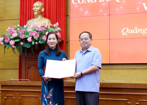 Bà Nguyễn Thị Hạnh giữ chức Trưởng Ban Tuyên giáo và Dân vận Tỉnh ủy Quảng Ninh