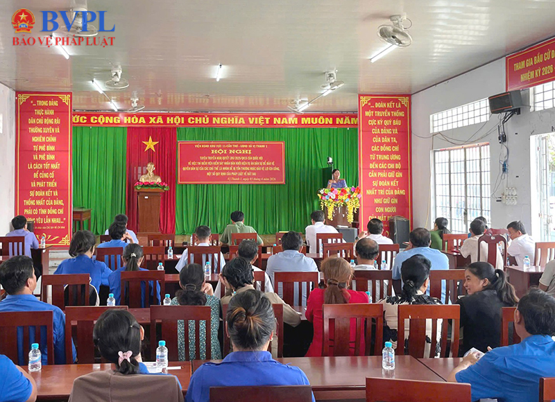 VKSND Khu vực 11 TP Cần Thơ đưa Nghị quyết số 205 2025 QH15 đến gần người dân