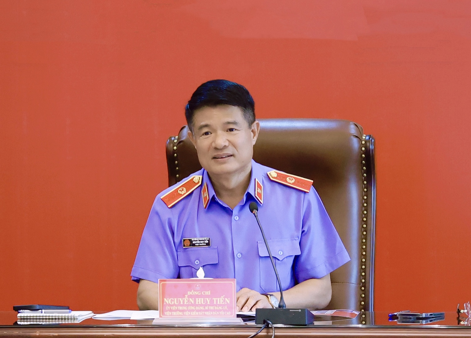 Viện trưởng Nguyễn Huy Tiến là Ủy viên Ban Chỉ đạo Trung ương về hoàn thiện thể chế và thực thi pháp luật