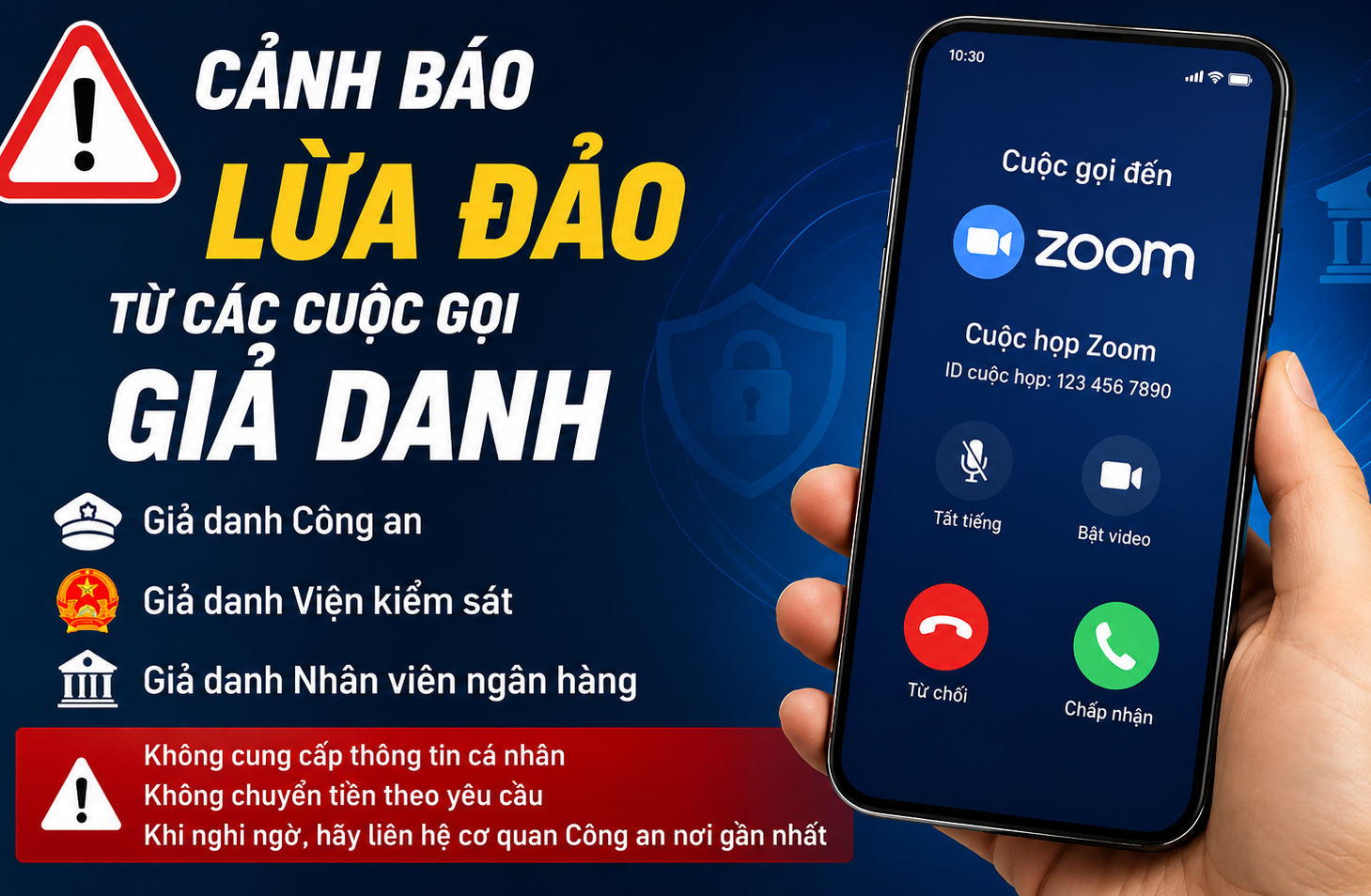 Công an Hải Phòng tìm bị hại trong vụ lừa đảo gần 600 triệu đồng qua ứng dụng Zoom