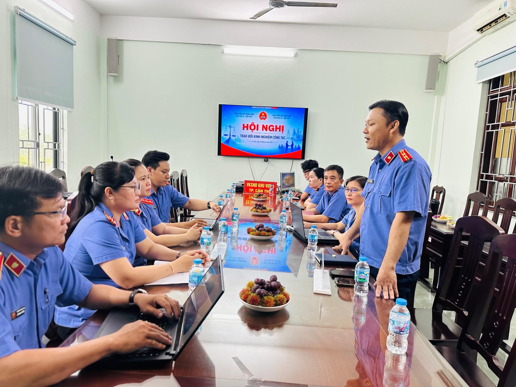 VKSND Khu vực 4 và Khu vực 14 TP Cần Thơ trao đổi kinh nghiệm công tác