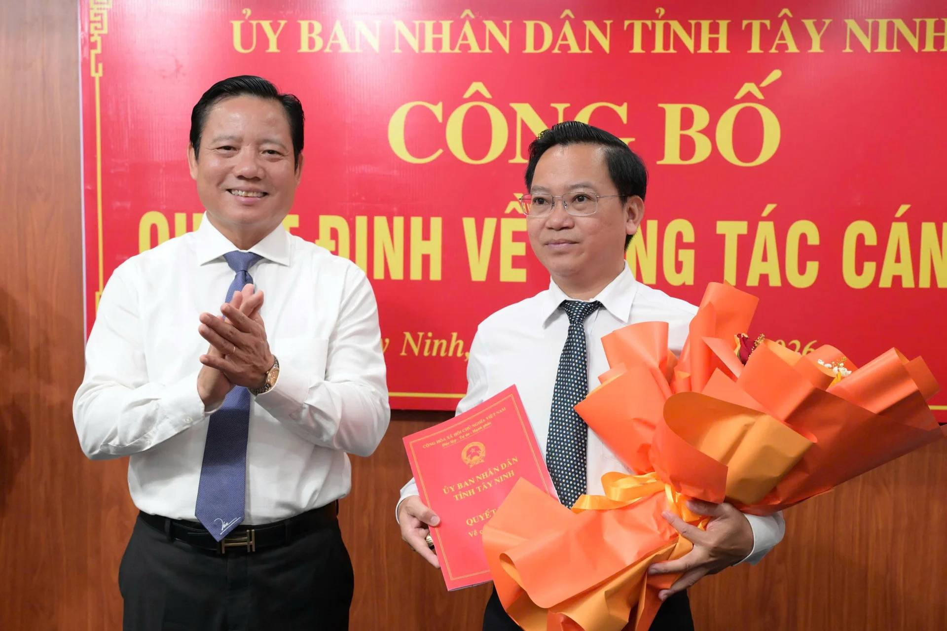 Đồng chí Nguyễn Hồng Phúc giữ chức Phó Giám đốc Sở Giáo dục và Đào tạo tỉnh Tây Ninh