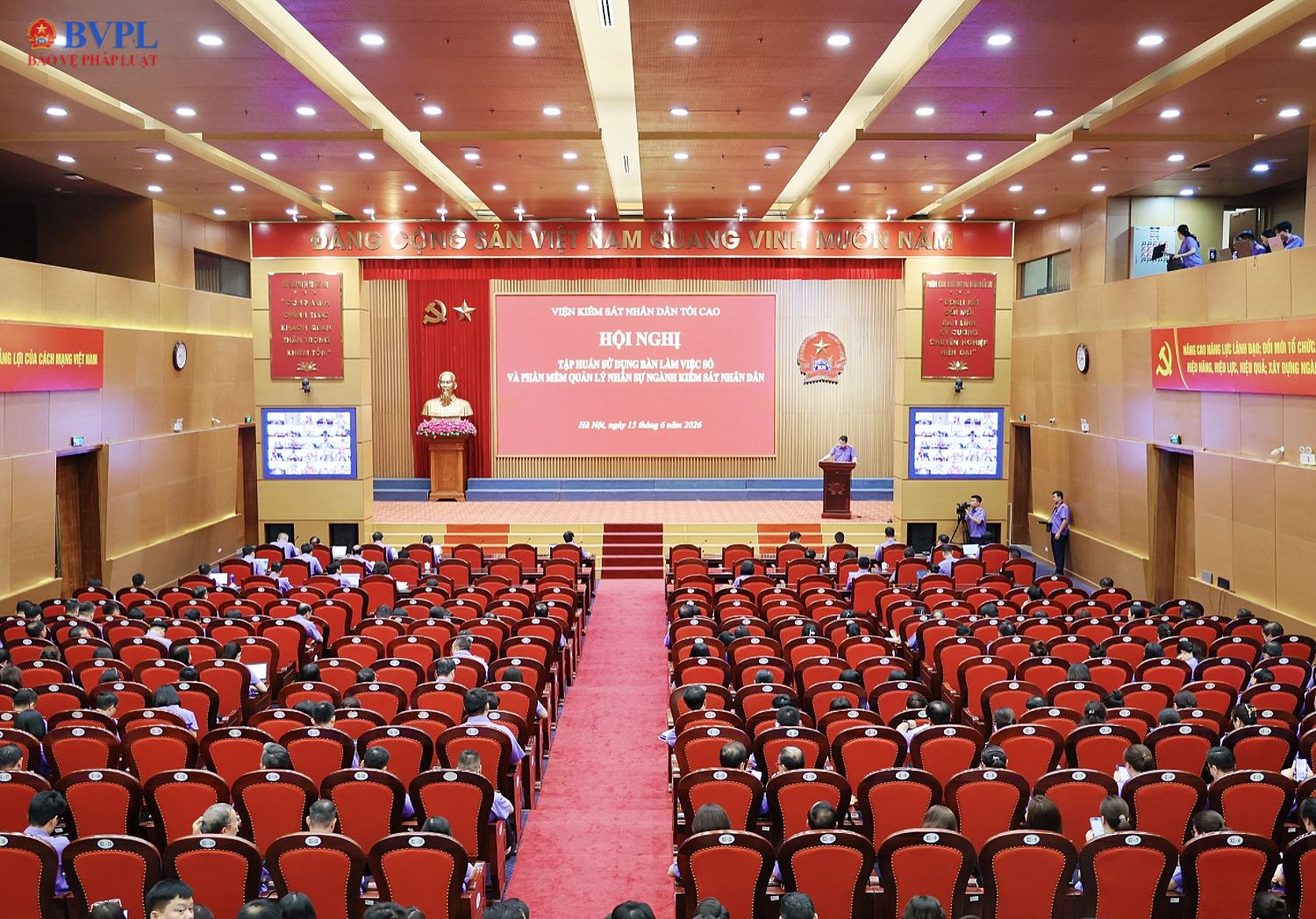 Tập huấn sử dụng Bàn làm việc số và phần mềm Quản lý nhân sự ngành Kiểm sát nhân dân