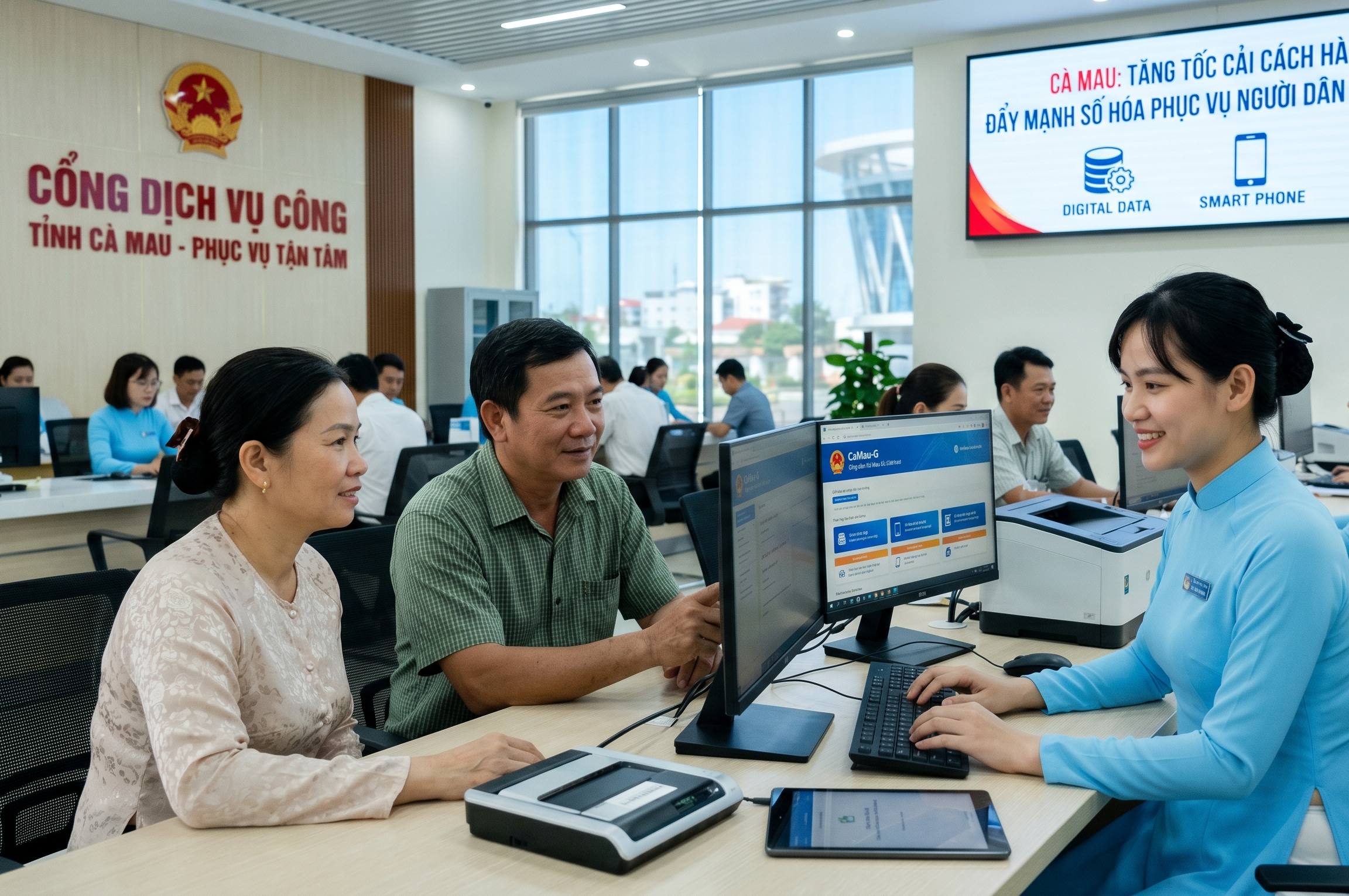 Cà Mau tăng tốc cải cách hành chính, đẩy mạnh số hóa phục vụ người dân và doanh nghiệp