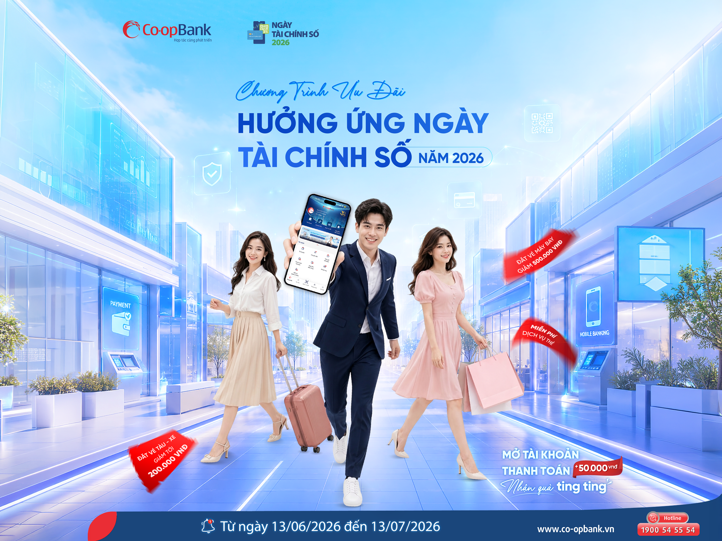 Co-opBank triển khai chương trình khuyến mại Hưởng ứng sự kiện Ngày Tài chính số năm 2026