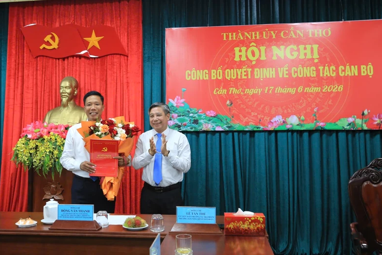 Điều động nguyên Phó Chủ tịch UBND TP Cần Thơ làm Phó Trưởng Ban Nội chính Thành ủy