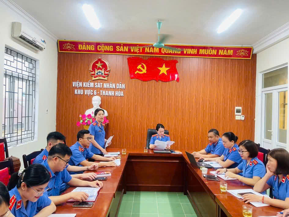 VKSND khu vực 6, Thanh Hóa Quán triệt các văn bản pháp luật mới, sắp có hiệu lực