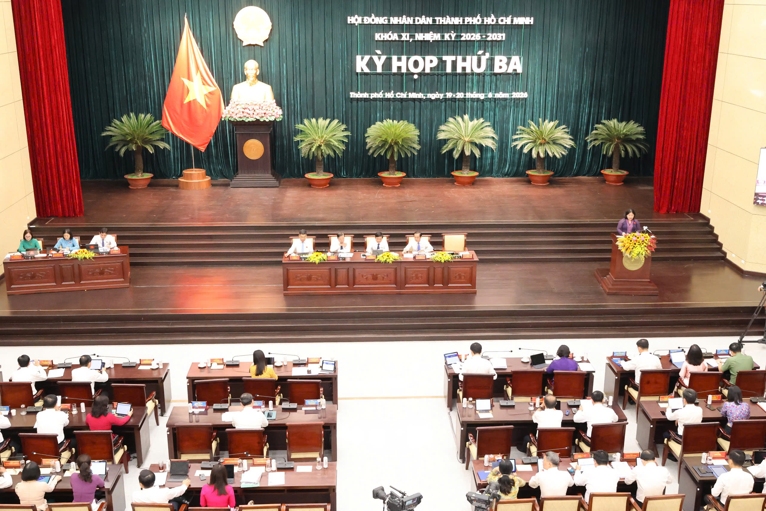 HĐND TP Hồ Chí Minh khai mạc kỳ họp thứ 3, xem xét, quyết định nhiều nội dung quan trọng