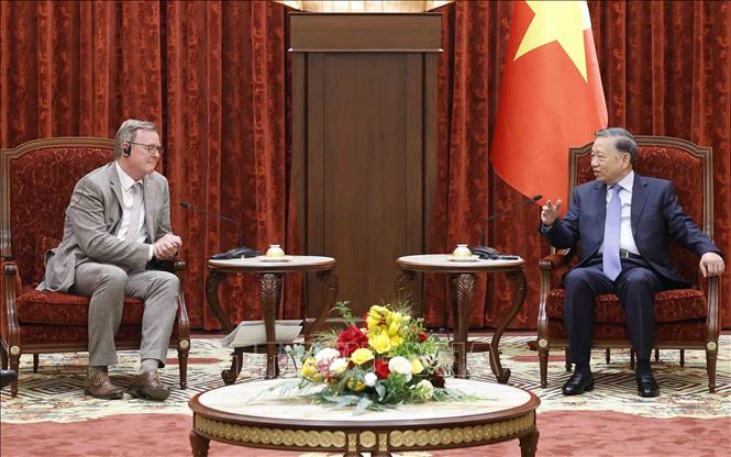Tổng Bí thư, Chủ tịch nước Tô Lâm tiếp Phó Chủ tịch Quốc hội Cộng hòa Liên bang Đức