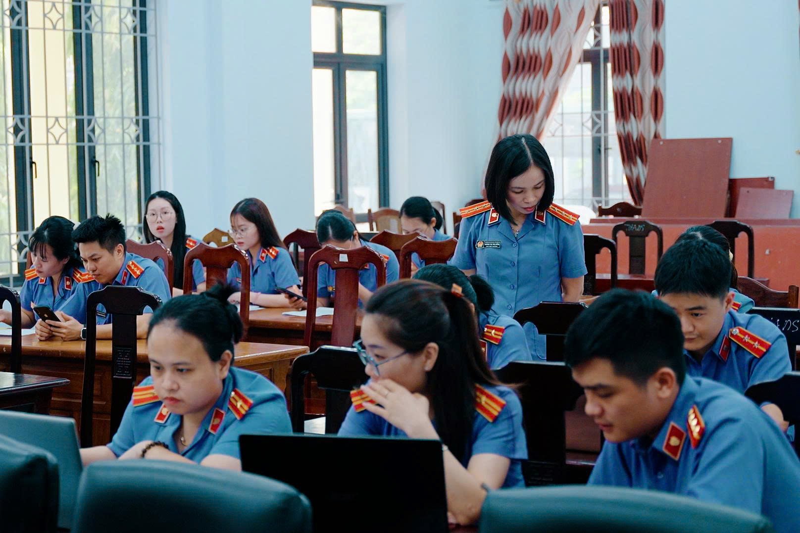 VKSND khu vực 1, tỉnh Tuyên Quang thi trực tuyến tìm hiểu Nghị quyết số 205 của Quốc hội