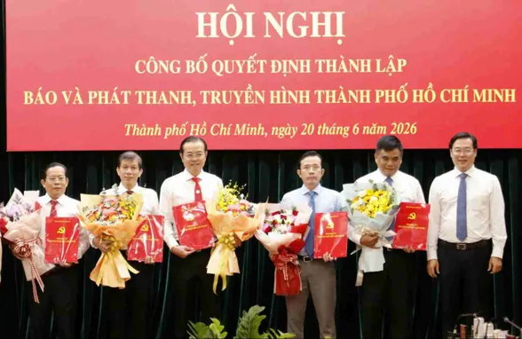 Công bố Quyết định thành lập Báo và Phát thanh, Truyền hình TP Hồ Chí Minh