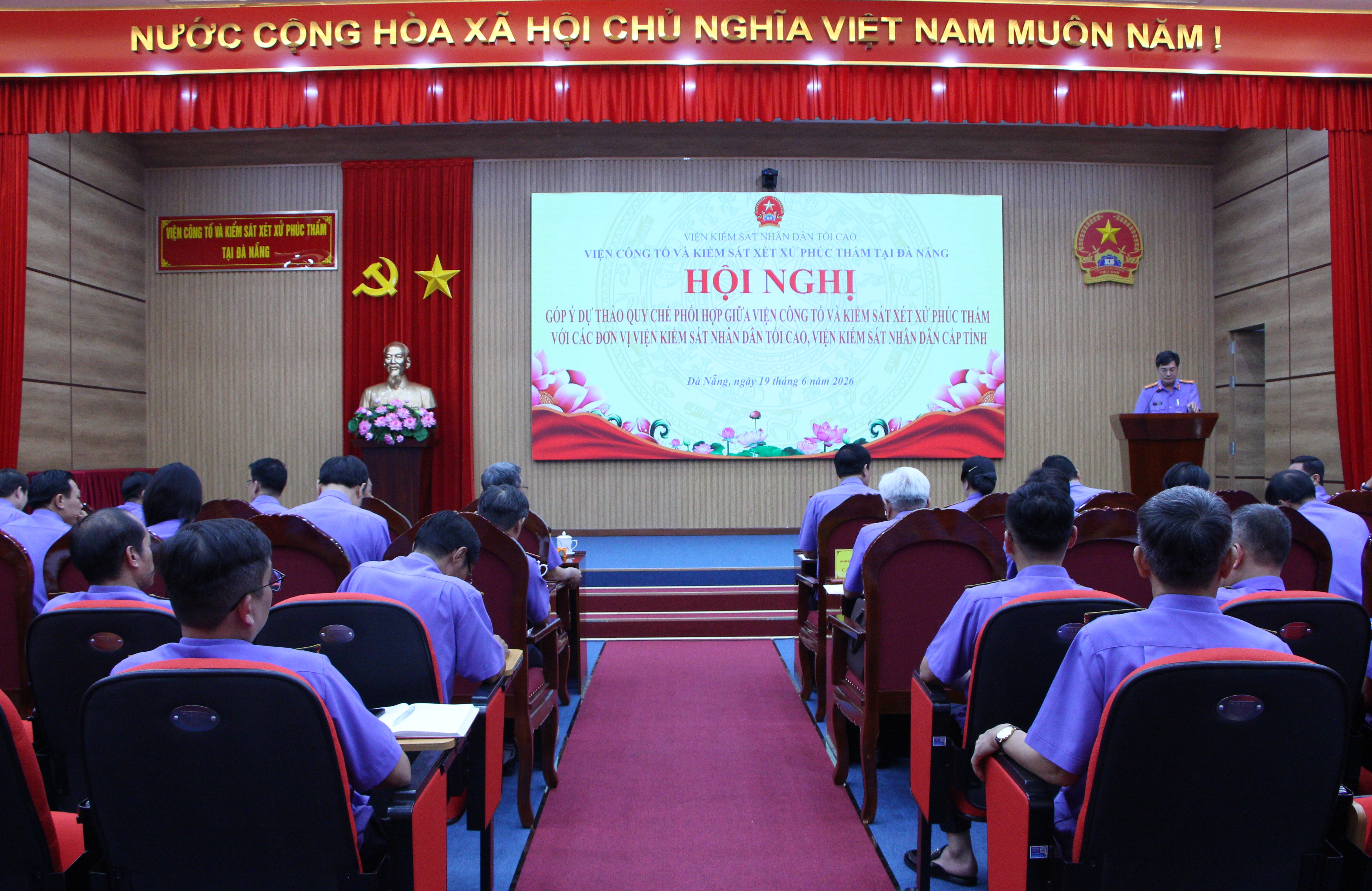 Góp ý dự thảo Quy chế phối hợp giữa Viện Phúc thẩm với các đơn vị thuộc VKSND tối cao, VKSND cấp tỉnh